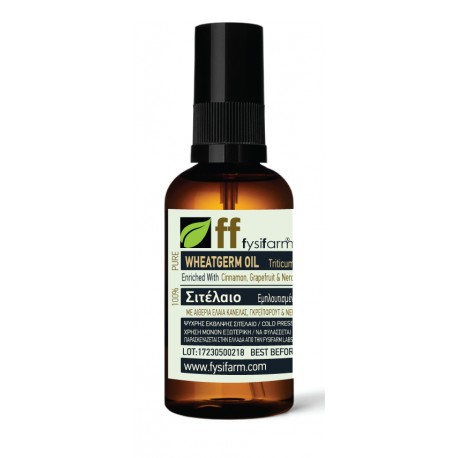 WHEAT GERM OIL(Triticum vulgare) ENRICHED with Cinnamon, Grapefruit and Neroli